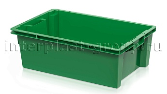 Ящик универсальный для овощей, фруктов и хлеба сплошной зеленый в Усть-Каменогорске