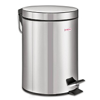 Ведро-контейнер для мусора (урна) с педалью LAIMA Classic, 12 л, зеркальное, нержавеющая сталь, со съемным внутренним ведром в Усть-Каменогорске