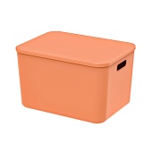 Ящик пластиковый вкладываемый оранжевый 410х305х245 мм