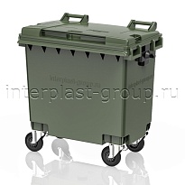 Мусорный контейнер 770 л зеленый 770 зеленый в Усть-Каменогорске Мусорный контейнер 770 л зеленый 770 зеленый в Усть-Каменогорске