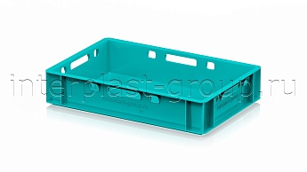 Ящик для мяса и колбасных изделий Е-1 бирюзовый в Усть-Каменогорске