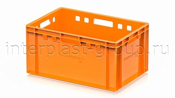 Ящик для мяса и колбасных изделий Е-3 оранжевый в Усть-Каменогорске Ящик для мяса и колбасных изделий Е-3 оранжевый в Усть-Каменогорске