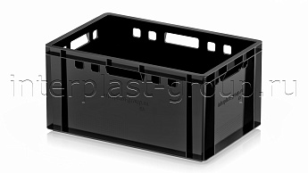 Ящик для мяса и колбасных изделий Е-3 черный в Усть-Каменогорске Ящик для мяса и колбасных изделий Е-3 черный в Усть-Каменогорске