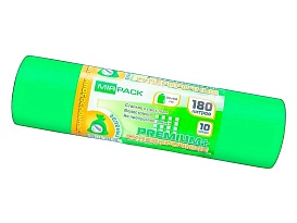 Мешки для мусора 180 л, ароматизированные, зеленые, в рулоне 10 шт., ПВД, 35 мкм, 1100х930 мм, PREMIUM+, 180105301 в Усть-Каменогорске Мешки для мусора 180 л, ароматизированные, зеленые, в рулоне 10 шт., ПВД, 35 мкм, 1100х930 мм, PREMIUM+, 180105301 в Усть-Каменогорске