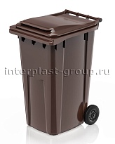 Контейнер для мусора 240 л коричневый облегченный 240 зеленый в Усть-Каменогорске