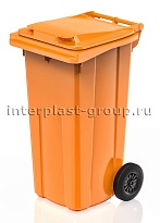 Мусорный контейнер 120 л оранжевый 120 оранжевый в Усть-Каменогорске