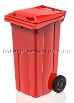 Мусорный контейнер 120 л красный 120 красный в Усть-Каменогорске Мусорный контейнер 120 л красный 120 красный в Усть-Каменогорске