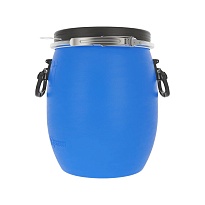 Бочка пластиковая 20 л с хомутом в Усть-Каменогорске Бочка пластиковая 20 л с хомутом в Усть-Каменогорске