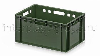 Ящик для мяса и колбасных изделий Е-3 зеленый в Усть-Каменогорске Ящик для мяса и колбасных изделий Е-3 зеленый в Усть-Каменогорске