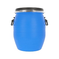 Бочка пластиковая 48 л с хомутом в Усть-Каменогорске Бочка пластиковая 48 л с хомутом в Усть-Каменогорске