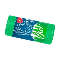 Мешки для мусора 120 л, биоразлагаемые, зеленые, рулон 10 шт., ПНД, 16 мкм, 1100х700 мм, БИО, МБ2158 (МНБ 120-10ж) в Усть-Каменогорске