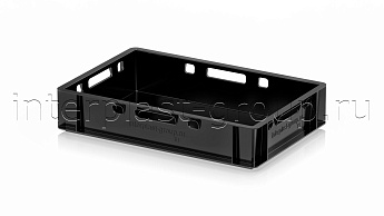 Ящик для мяса и колбасных изделий Е-1 черный в Усть-Каменогорске Ящик для мяса и колбасных изделий Е-1 черный в Усть-Каменогорске