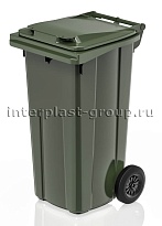 Мусорный контейнер 120 л зеленый в Усть-Каменогорске Мусорный контейнер 120 л зеленый в Усть-Каменогорске