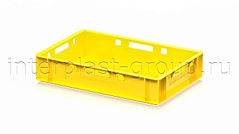 Ящик для мяса и колбасных изделий Е-1 желтый в Усть-Каменогорске
