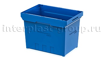 Вкладываемый контейнер KVR 6442 с усиленным дном голубой в Усть-Каменогорске