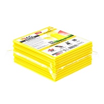 Мешки для мусора 160 л, желтые, в пачке 10 шт., ПВД, 40 мкм, 900х1100 мм, i-Bag в Усть-Каменогорске