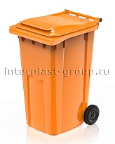 Контейнер для мусора 240 л оранжевый облегченный 240 оранжевый в Усть-Каменогорске