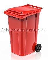 Контейнер для мусора 240 л красный облегченный 240 красный в Усть-Каменогорске Контейнер для мусора 240 л красный облегченный 240 красный в Усть-Каменогорске