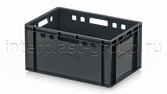 Ящик для мяса и колбасных изделий Е-3 темно-серый в Усть-Каменогорске