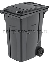 Мусорный контейнер 360 л серый 360 серый в Усть-Каменогорске