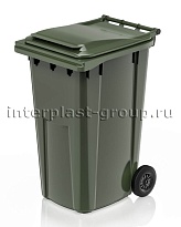 Контейнер для мусора 240 л зеленый облегченный 240 зеленый в Усть-Каменогорске