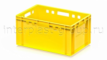 Ящик для мяса и колбасных изделий Е-3 желтый в Усть-Каменогорске